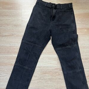 Madewell 90s Straight Black Denim
